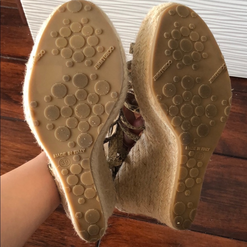 Jimmy Choo Python Cage Espadrilles - image 3